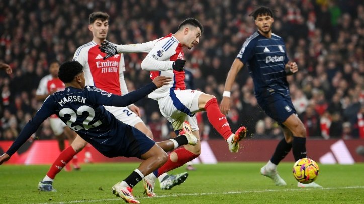 อาร์เซน่อล พบ แอสตันวิลล่า : ปืนอุดไม่อยู่ นำ 2-0 โดนทวง 2-2