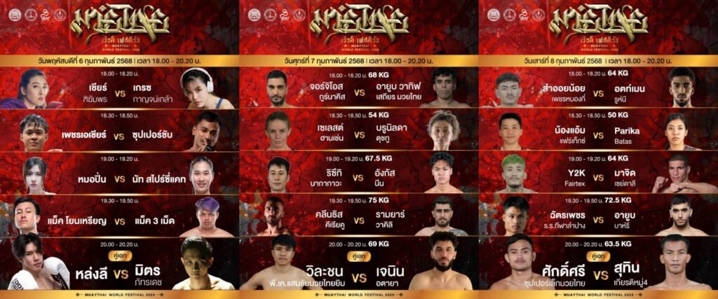 มวยไทยเวิลด์เฟสติวัล วันแรก แฟนเพียบ-เผยคิวสารพัดกิจกรรมตลอด 5 วัน
